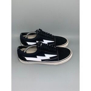 Revenge X Storm Black Canvas Bolt Skate Shoes Men's Sz 10